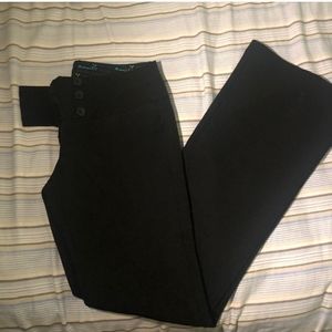 Black Stretch Work Pants